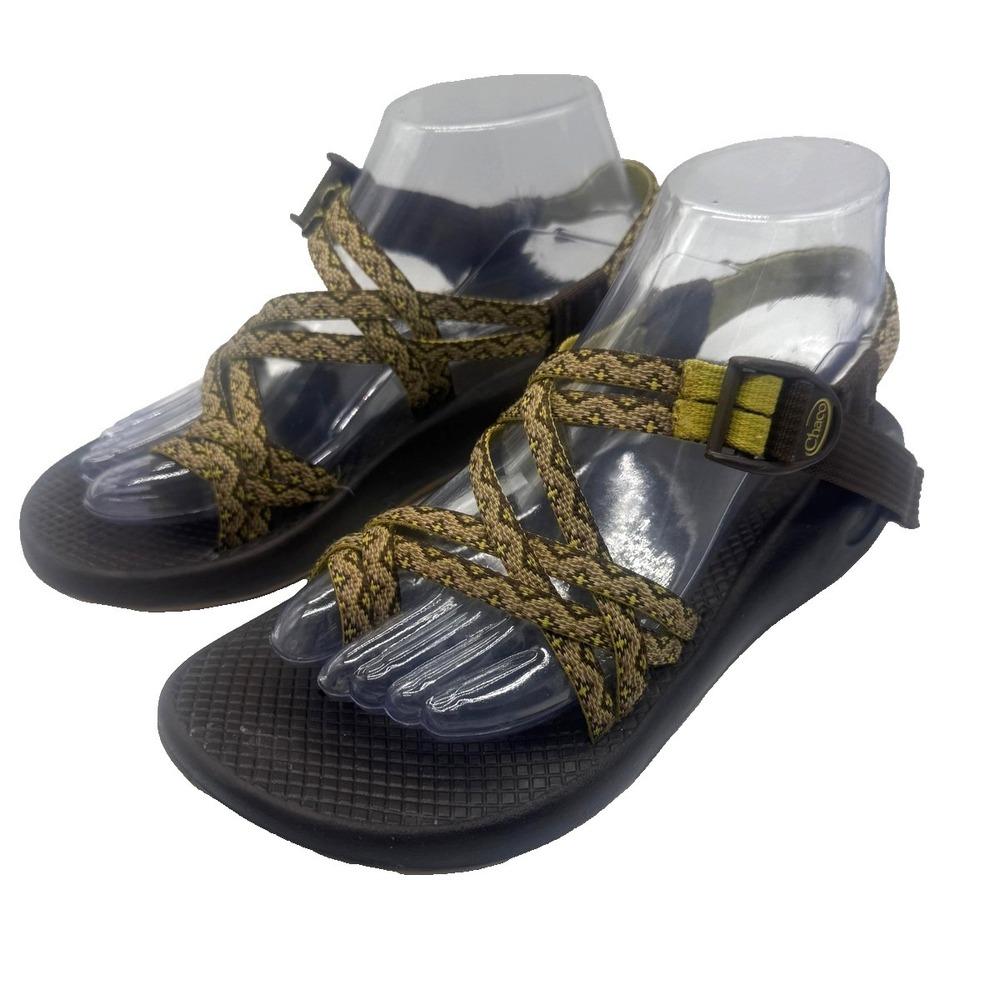 Chaco‎ Sandals Shoes Womens Size 8 Brown Strappy Gorpcore Hiking Vibram Sport
